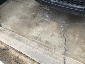 Aurora garage floor - before