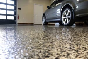 Meticulously crafted epoxy garage floor